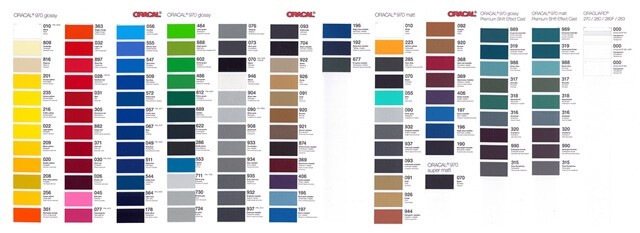 dan-decal-doi-mau-xe-oto-Orafol-Oracal